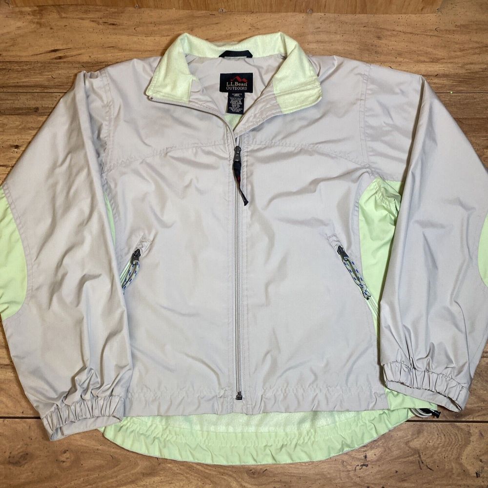 LL Bean Outdoors Women's Reg S Windbreaker‎ Jacket, Full Zip, OKF-10, 71341